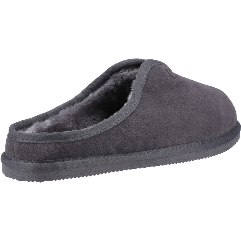 Hush Puppies Conrad Chaussons Gris En Suède Pour Homme