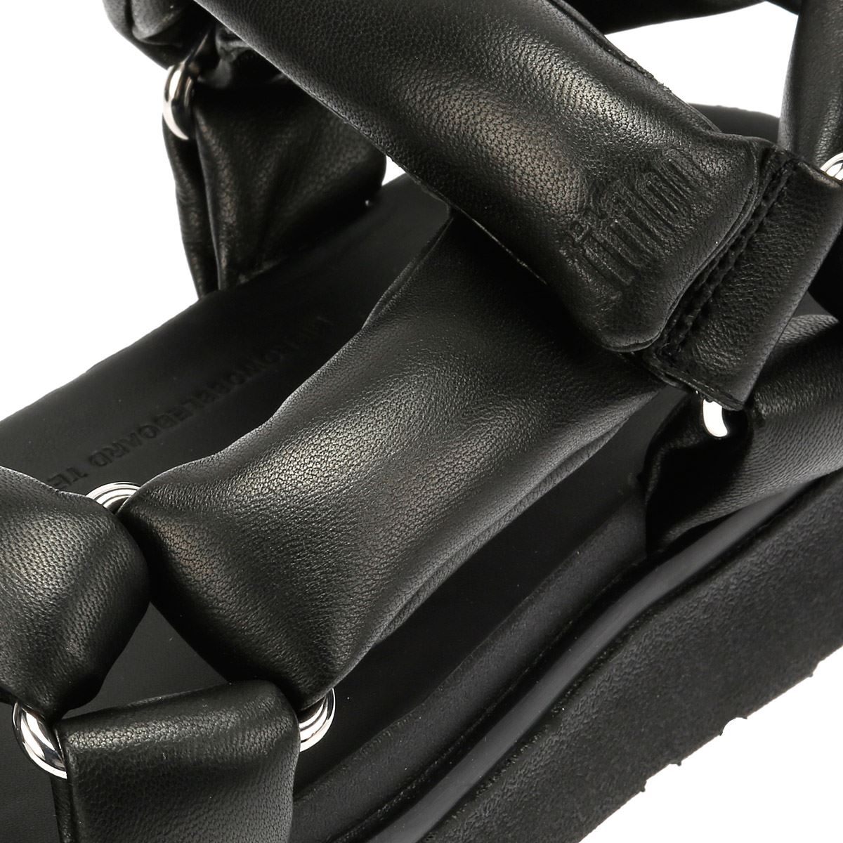 FitFlop Gen-FF Soft Sandales Noires Pour Femmes En Cuir