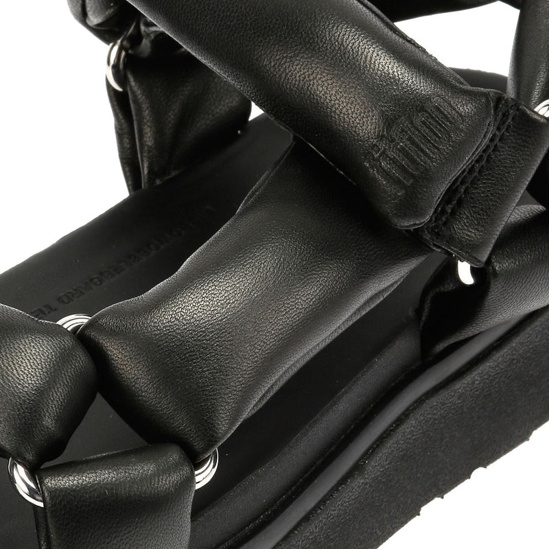 FitFlop Gen-FF Soft Sandales Noires Pour Femmes En Cuir