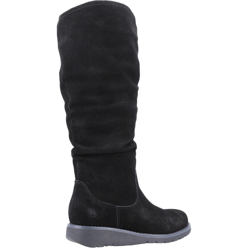 Hush Puppies Lucinda Bottes En Daim Noir Pour Femmes