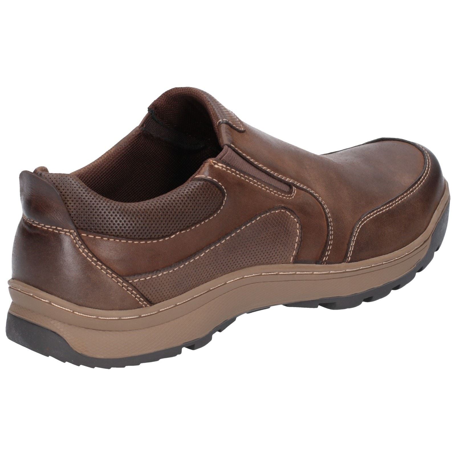 Hush Puppies Jasper Mocassins Marron En Cuir Pour Hommes