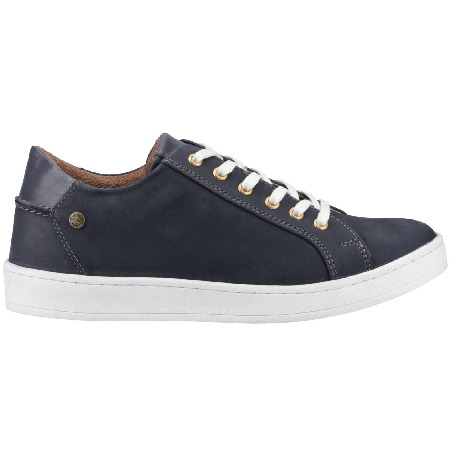 Cotswold Radcot Chaussures De Sport En Cuir Pour Femmes, Couleur Marine