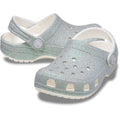 Crocs Classic Glitter Clog Mocassins Blancs En Thermoplastique
