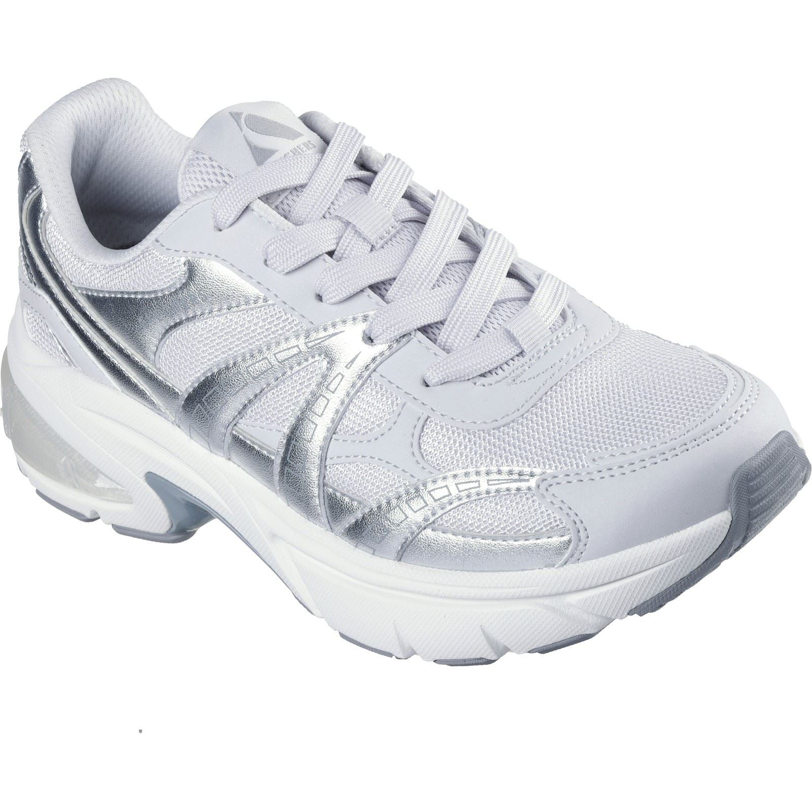 Skechers Shadow Stellar 90 Chaussures De Sport Grises Pour Femmes