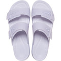 Crocs Brooklyn Buckle Low Wedge Sandales Violettes Pour Femmes