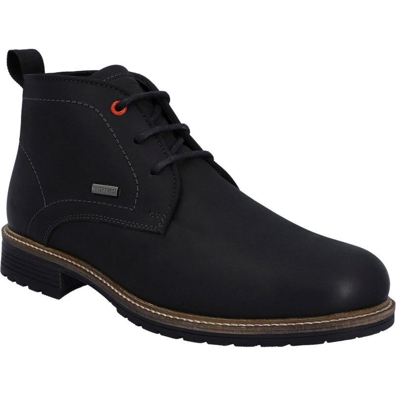 Hunter Jura Bottes Noires En Cuir Pour Hommes