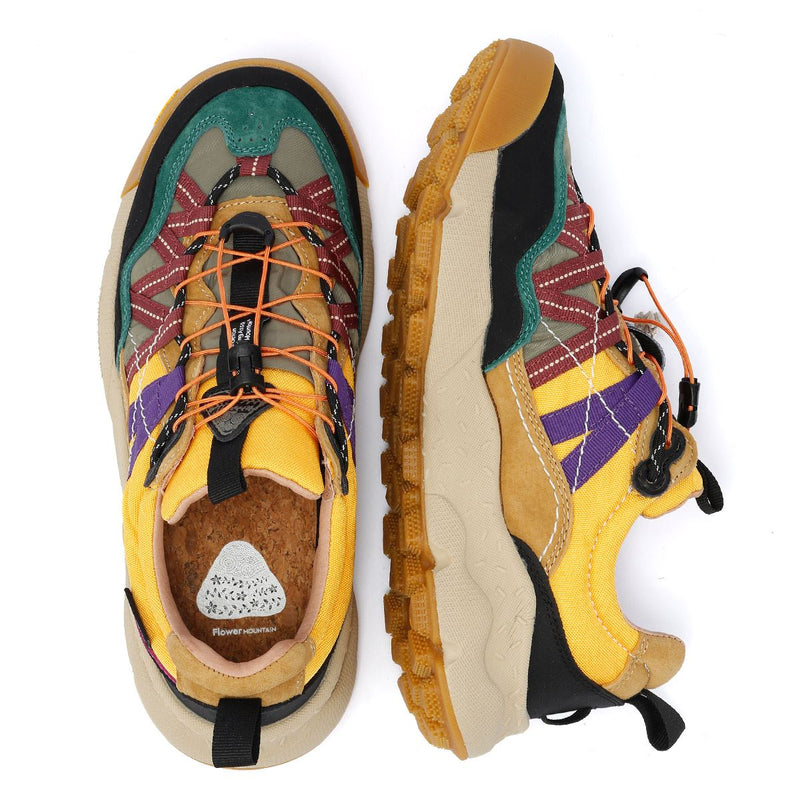 Flower Mountain Iwano Baskets En Daim Jaune