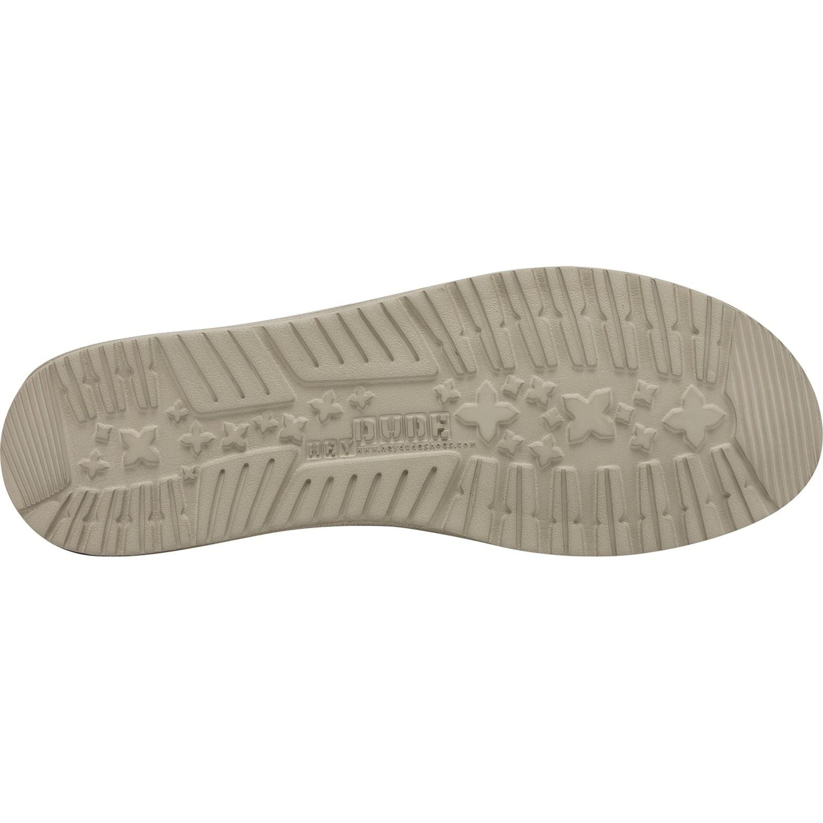 HEYDUDE Wally Sox Chaussures Bateau Pour Hommes En Faux Daim Beige