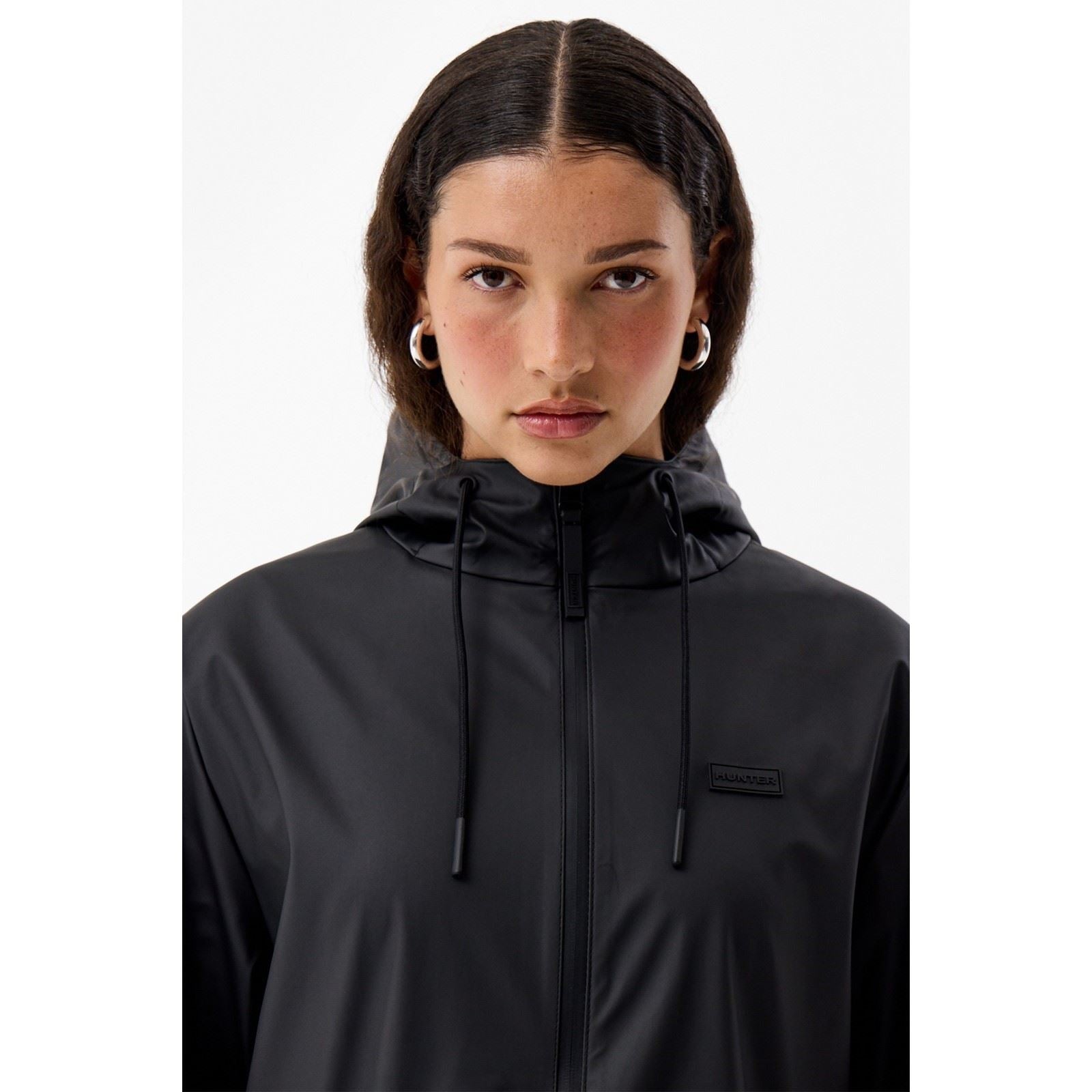 Hunter Andrea Manteau De Pluie Noir Unisexe Pour Adultes