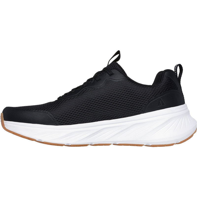 Skechers Edgeride Rekze Baskets Homme Noires/Blanches En Textile