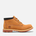 Timberland Nellie Mid Chukka Bottes En Cuir Jaune Pour Femme