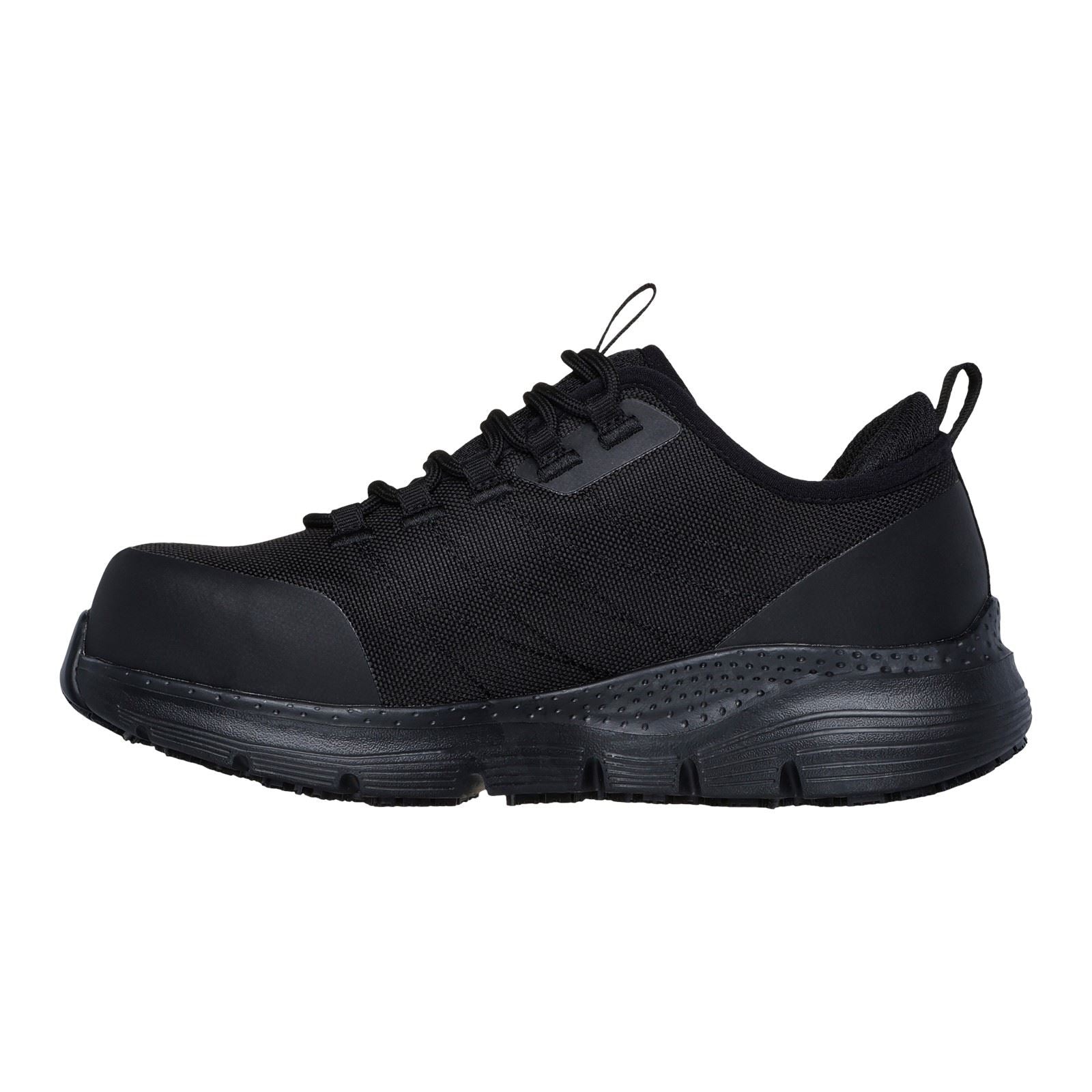 Skechers Workwear Arch Fit SR Ebinal Baskets De Sécurité Noires En Textile Pour Femmes
