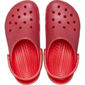 Crocs Classic Glitter Sabots Rouges Cerise en Thermoplastique