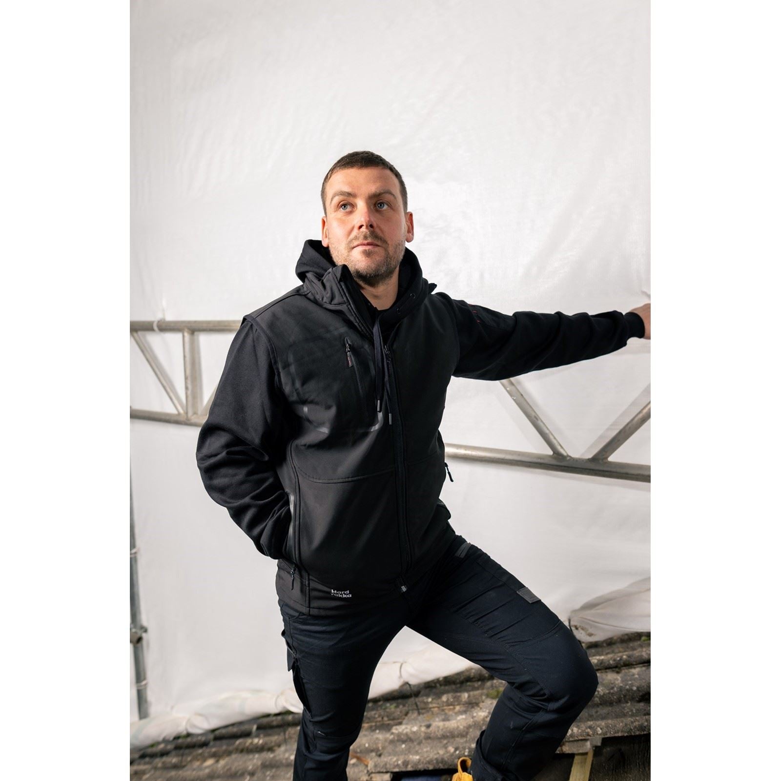 Hard Yakka Toughmaxx Gilets Noirs Pour Hommes
