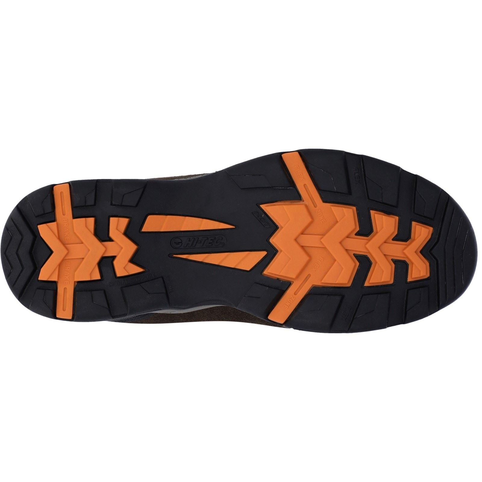 Hi-Tec Storm Chaussures De Randonnée Pour Homme En Chocolat Foncé En Suède