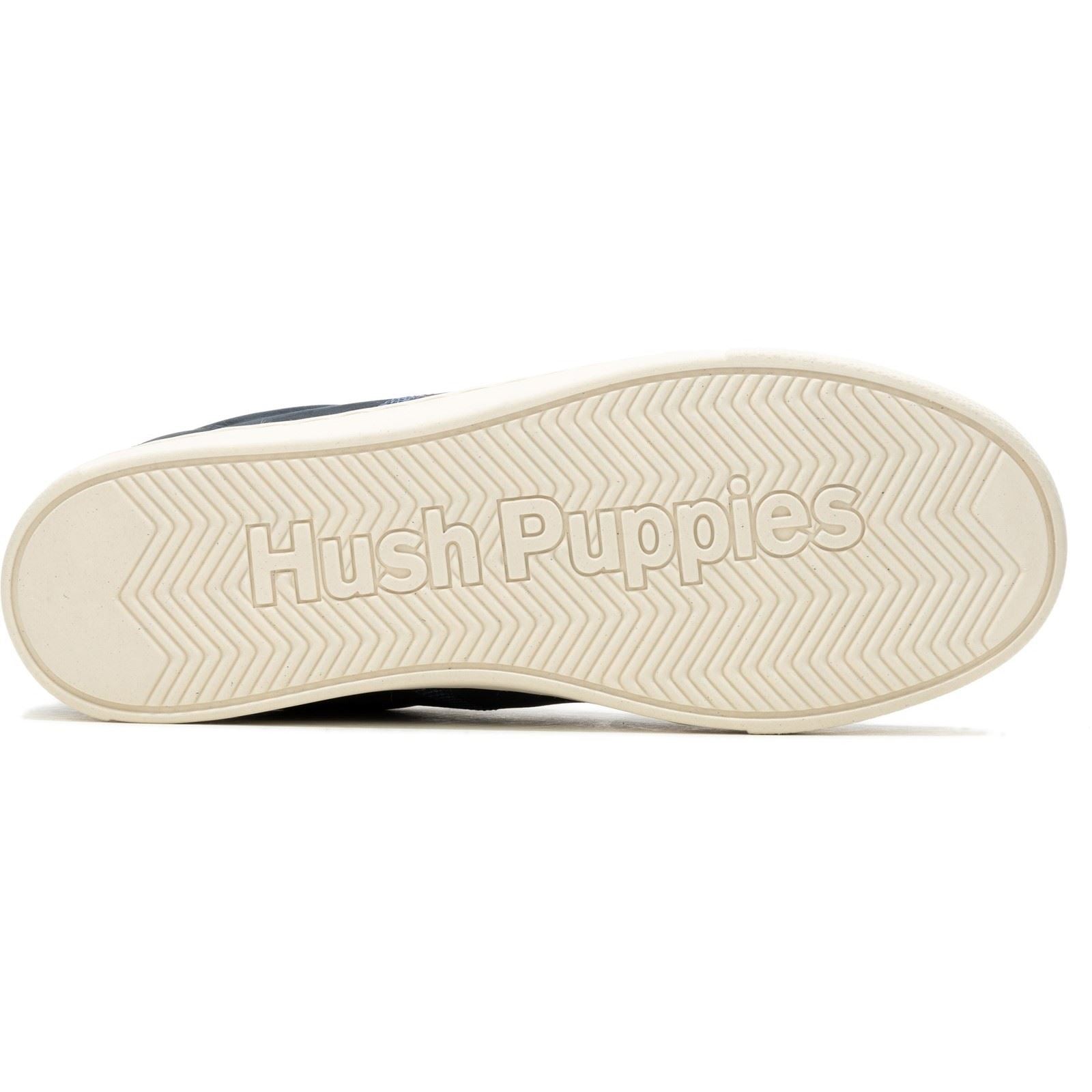 Hush Puppies The Good Low Top Baskets En Cuir Pour Homme, Bleu Marine.