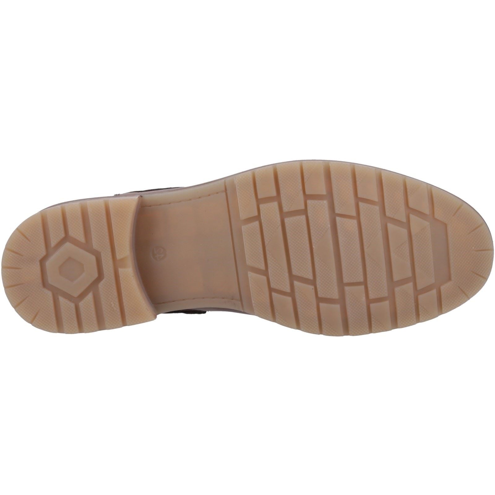 Hush Puppies Russell Bottes En Cuir Pour Homme Couleur Tan