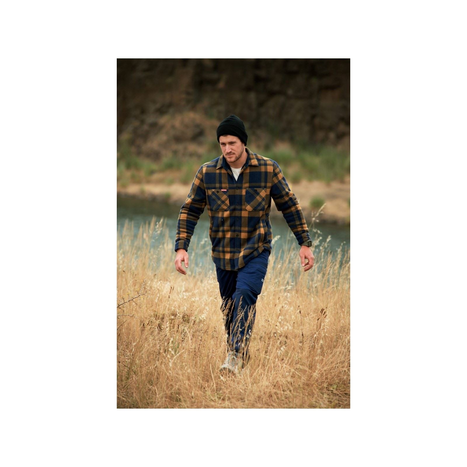 Hard Yakka Raptor Active Pantalons Extérieurs En Coton Pour Hommes Bleus