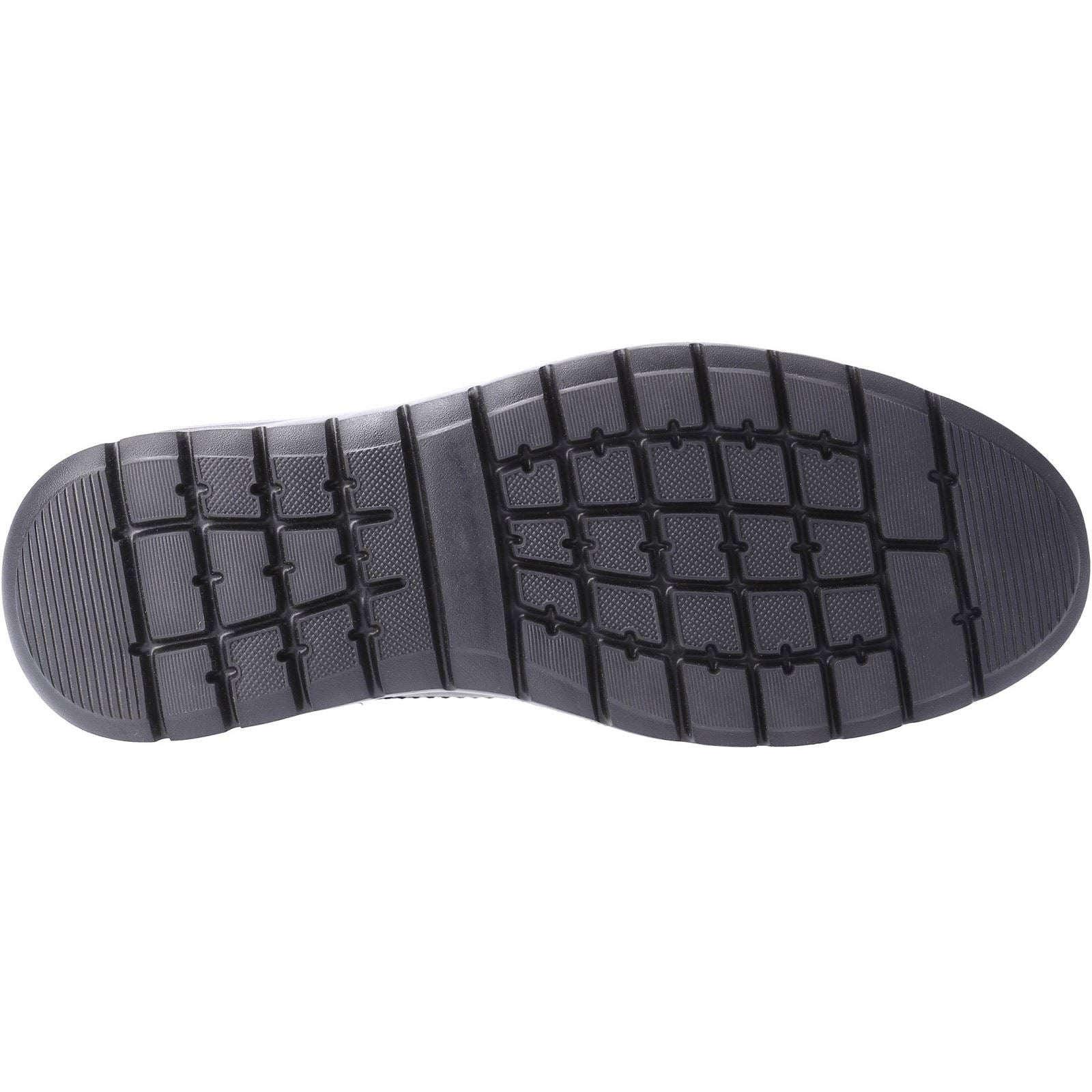 Hush Puppies Triton Chaussures En Cuir Noir À Lacets Pour Hommes