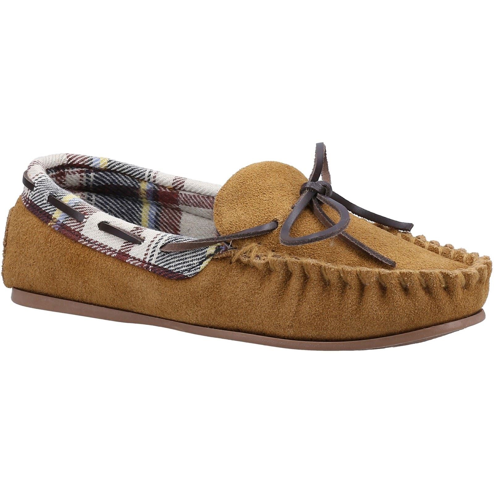 Cotswold Chatsworth Chaussons Pour Femmes En Daim Beige