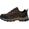 Hi-Tec Bandera Expedition Low Chaussures De Randonnée Pour Homme En Cuir Brun Fumé/kaki