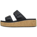 Crocs Brooklyn Buckle Sandales Noires Pour Femmes