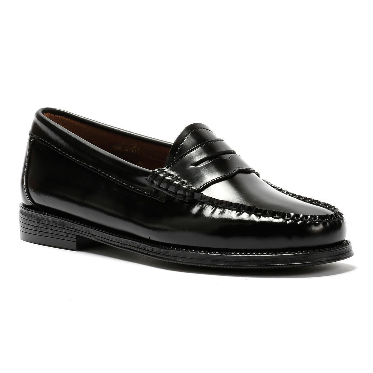 G. H. Bass Weejun II Mocassins En Cuir Pour Femmes Noirs