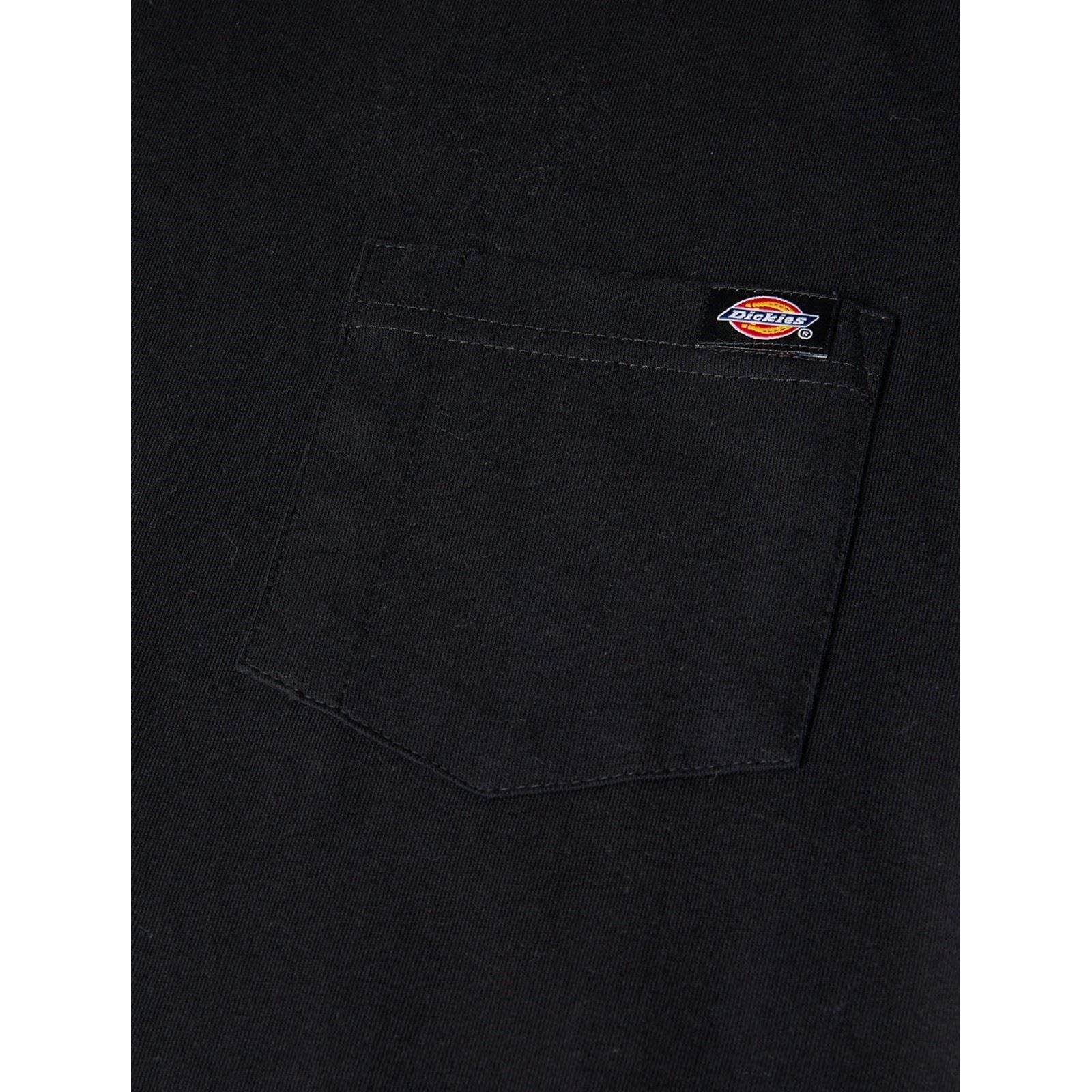 Dickies Pocket Long Sleeve T-Shirt Noir En Coton Pour Homme