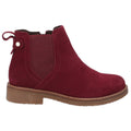 Hush Puppies Maddy Bottes En Daim Bordeaux Pour Femme