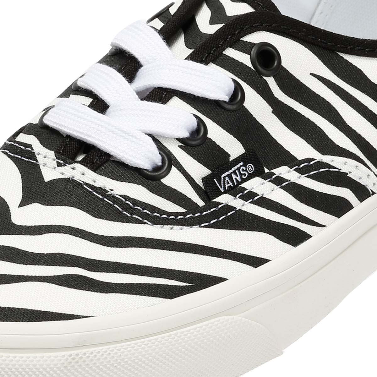 Vans Authentic Baskets Blanches En Toile Pour Femmes