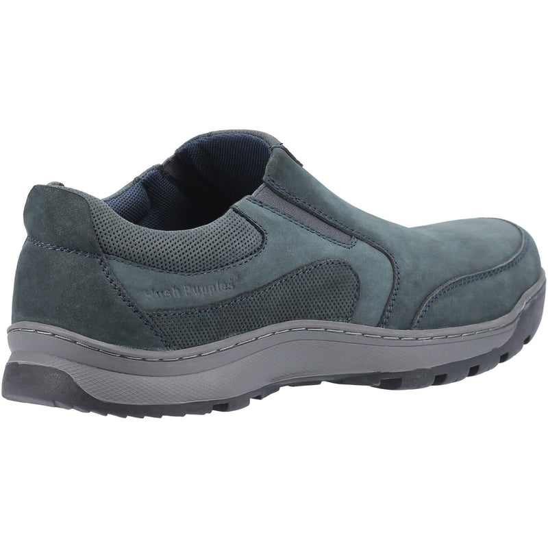 Hush Puppies Jasper Mocassins En Nubuck Bleu Marine Pour Hommes
