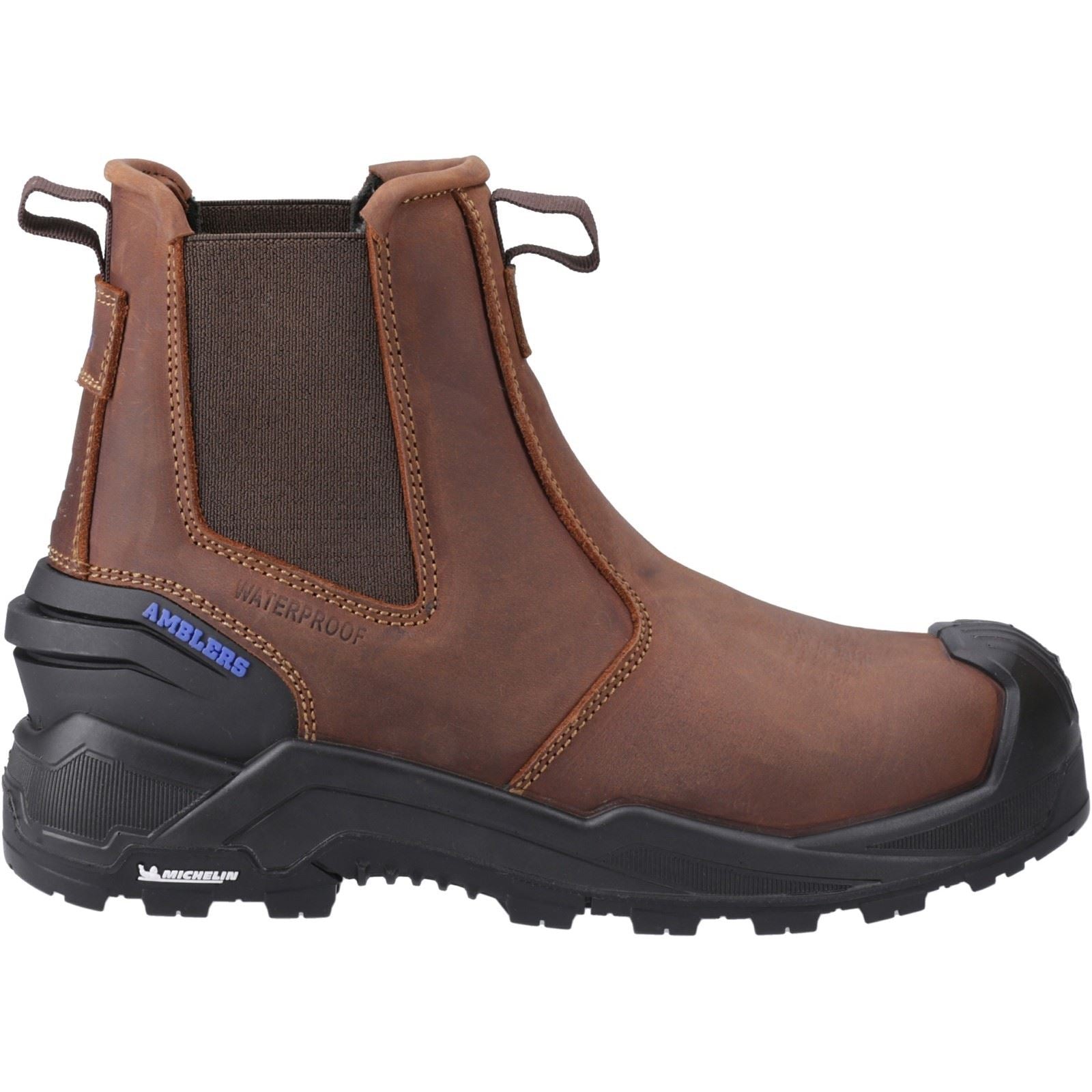 Amblers Safety  Bottes De Sécurité En Cuir Marron 982C