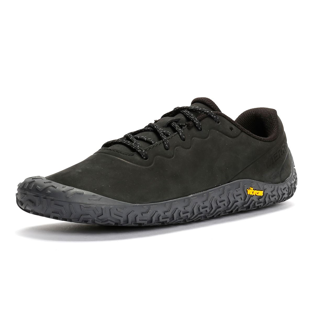 Merrell Vapour Glove 6 Baskets En Cuir Noir Pour Hommes
