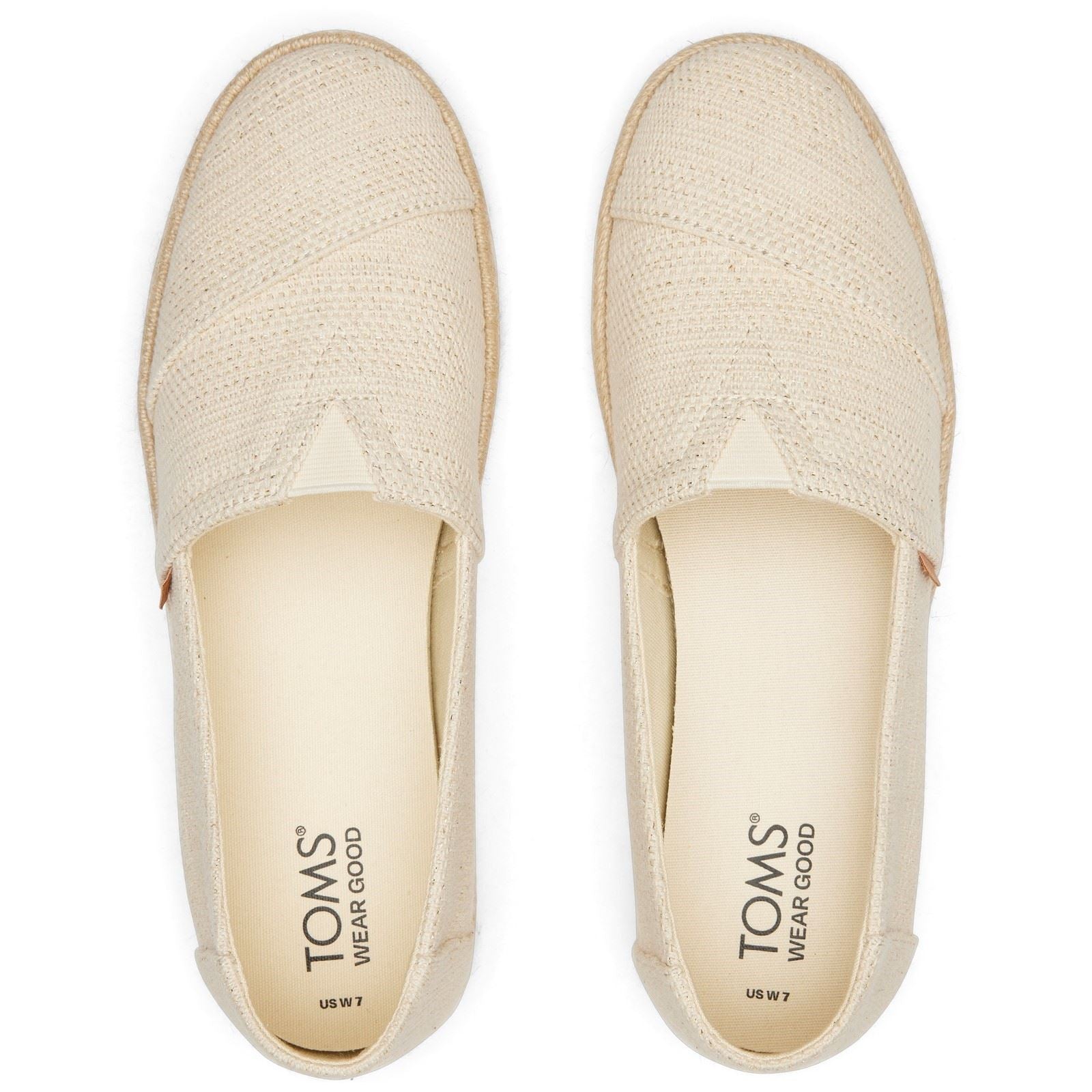 TOMS Alpargata Rope 2.0 Chaussures Espadrilles Naturelles Pour Femme