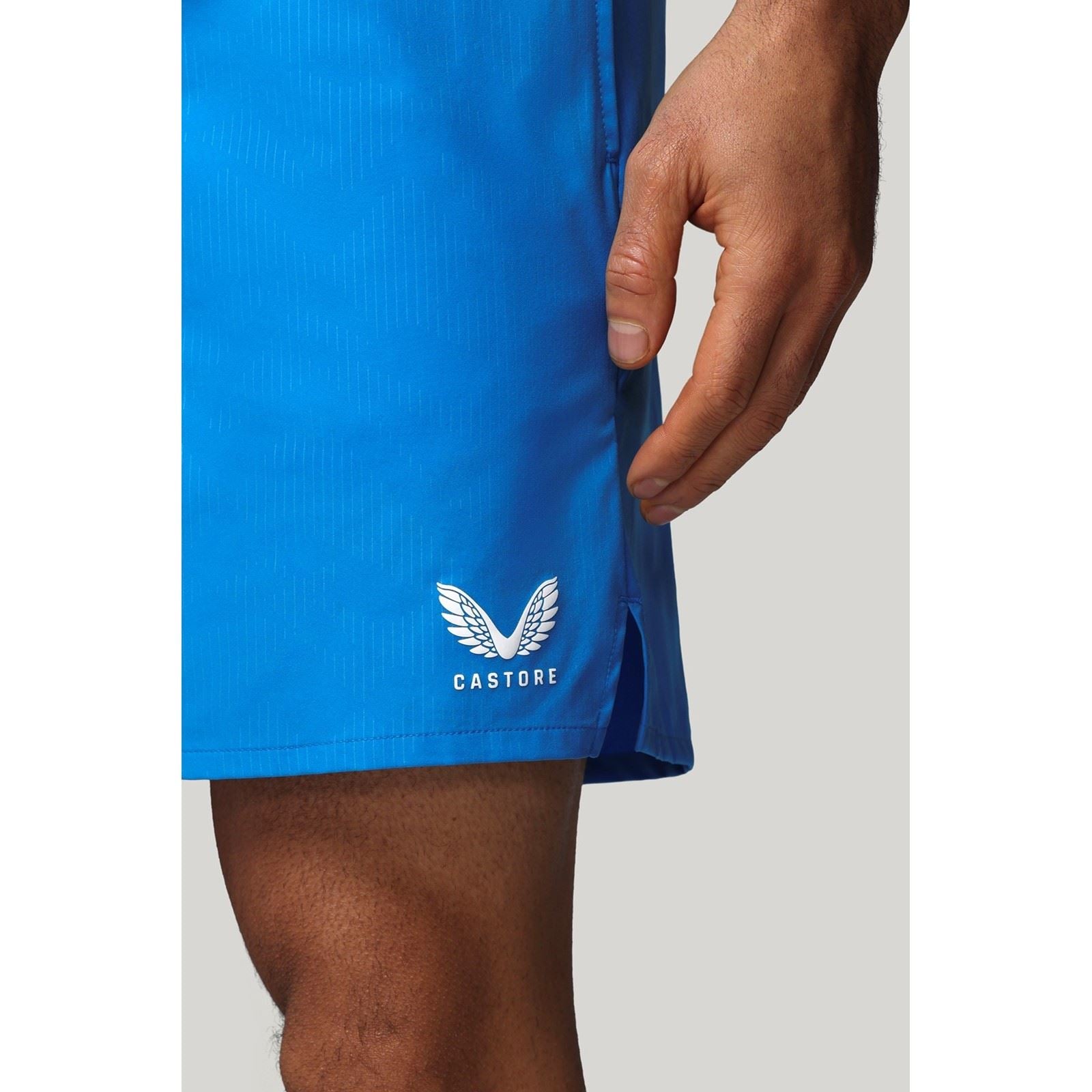 Castore 6" Swim Shorts De Bain Pour Hommes En Polyester Bleus