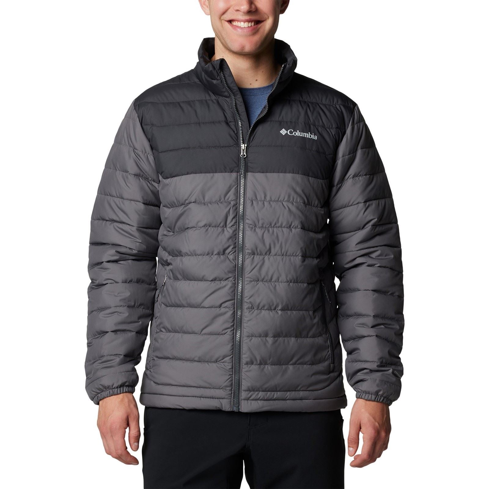 Columbia Powder Lite II Jacket Veste Matelassée Grise Pour Homme
