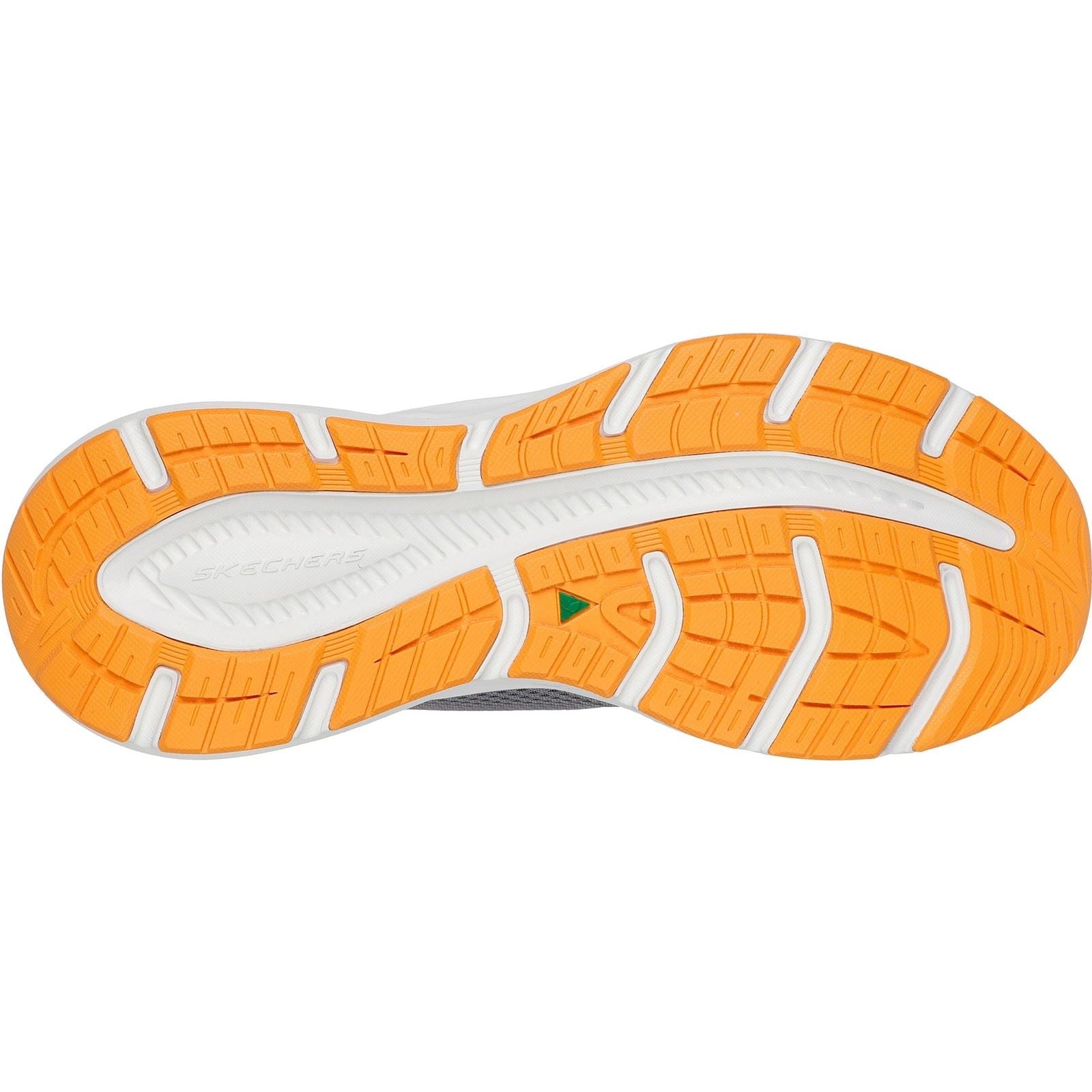 Skechers Edgeride Rekze Baskets Pour Hommes En Textile Gris/Orange