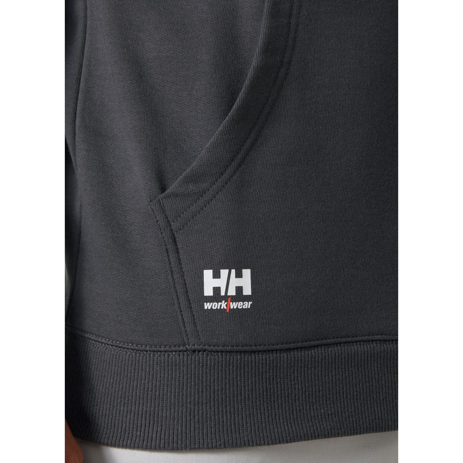 Helly Hansen Workwear Classic Sweat À Capuche Gris En Coton Pour Homme