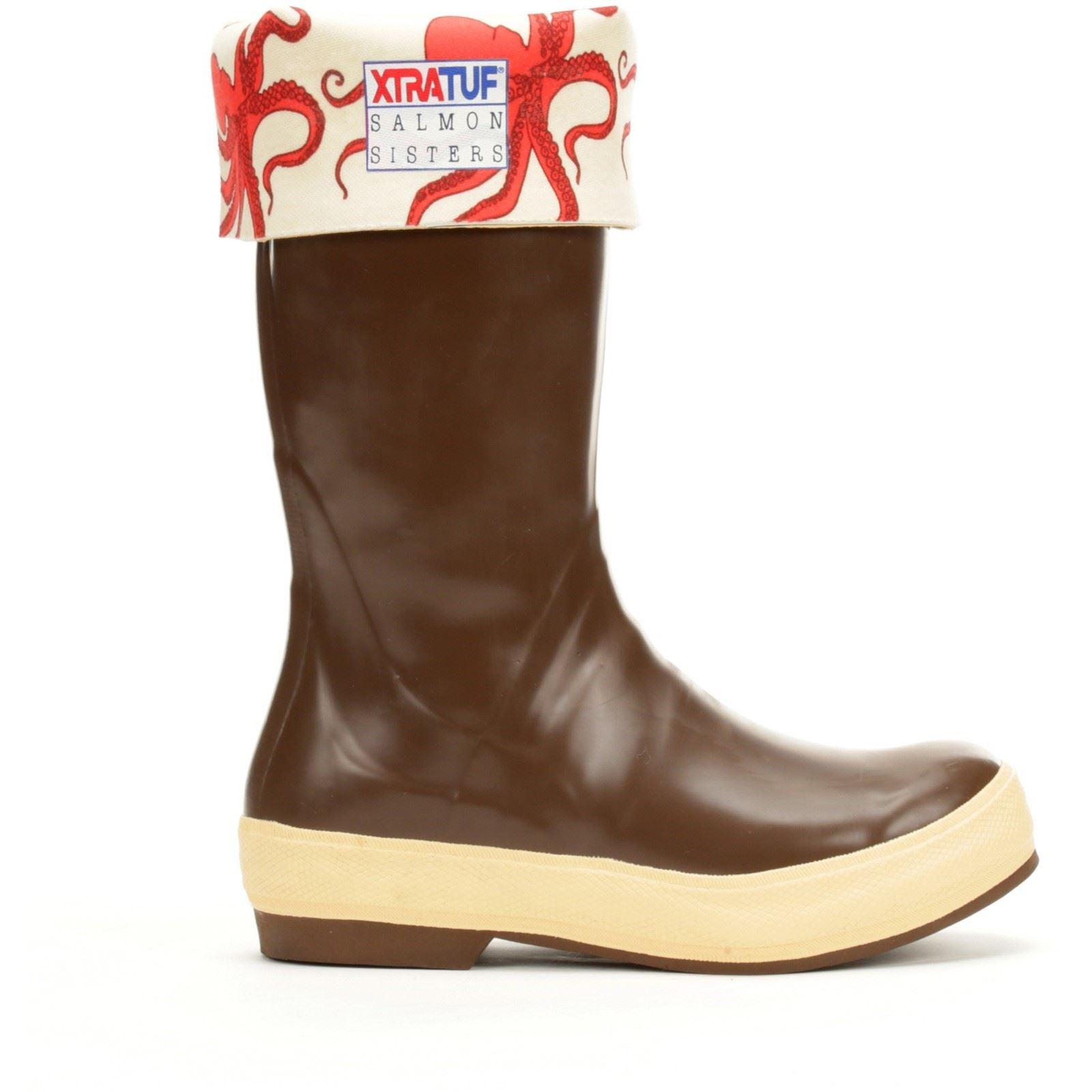 Xtratuf Bottes De Wellington En Néoprène Latex Brunes Salmon Sisters