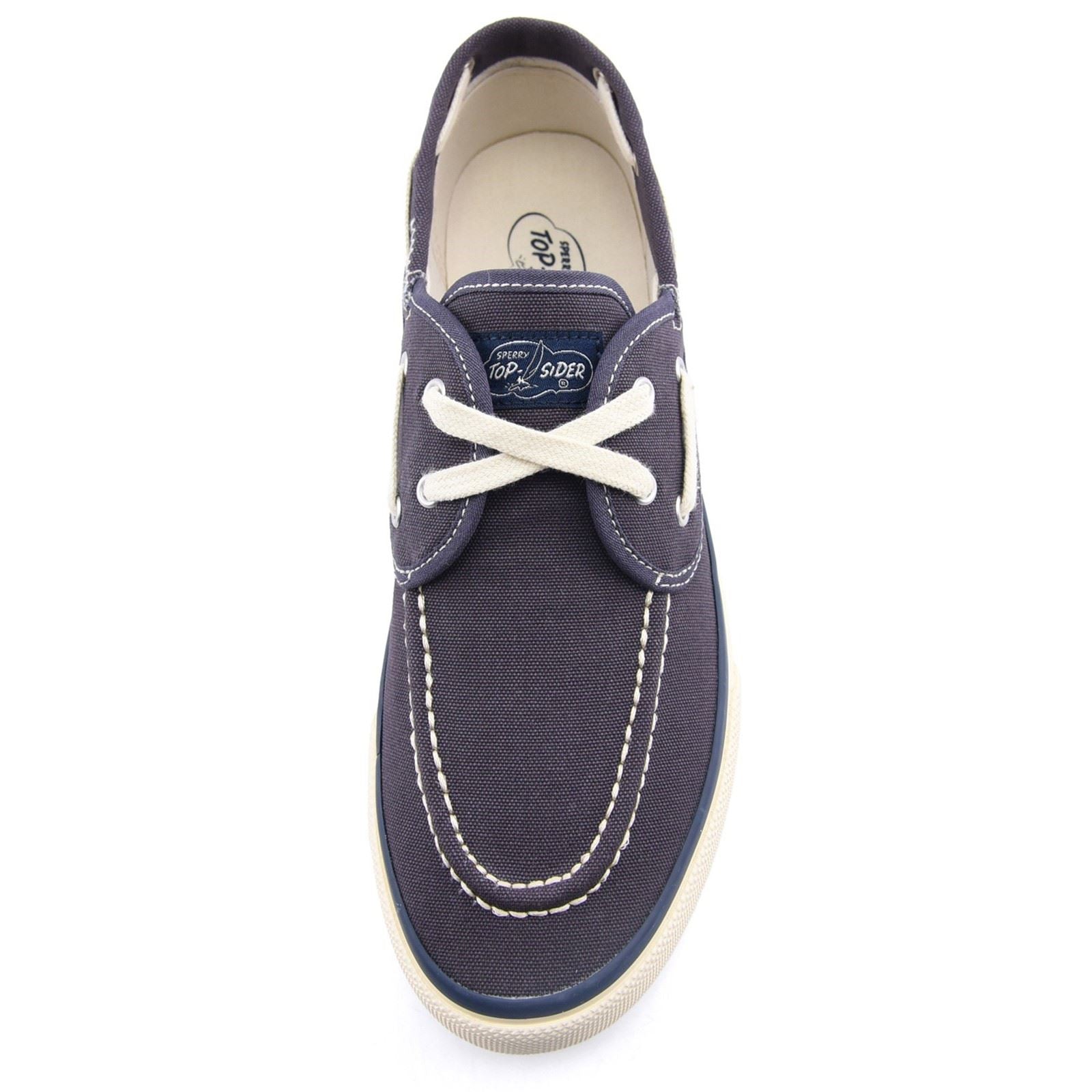 Sperry Classical Seamate Chaussures Bateau Pour Hommes En Coton Bleu Marine