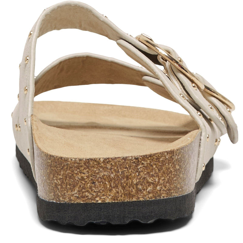 ONLY MAXI 15 Sandales Pour Femme En Synthétique De Couleur Crème