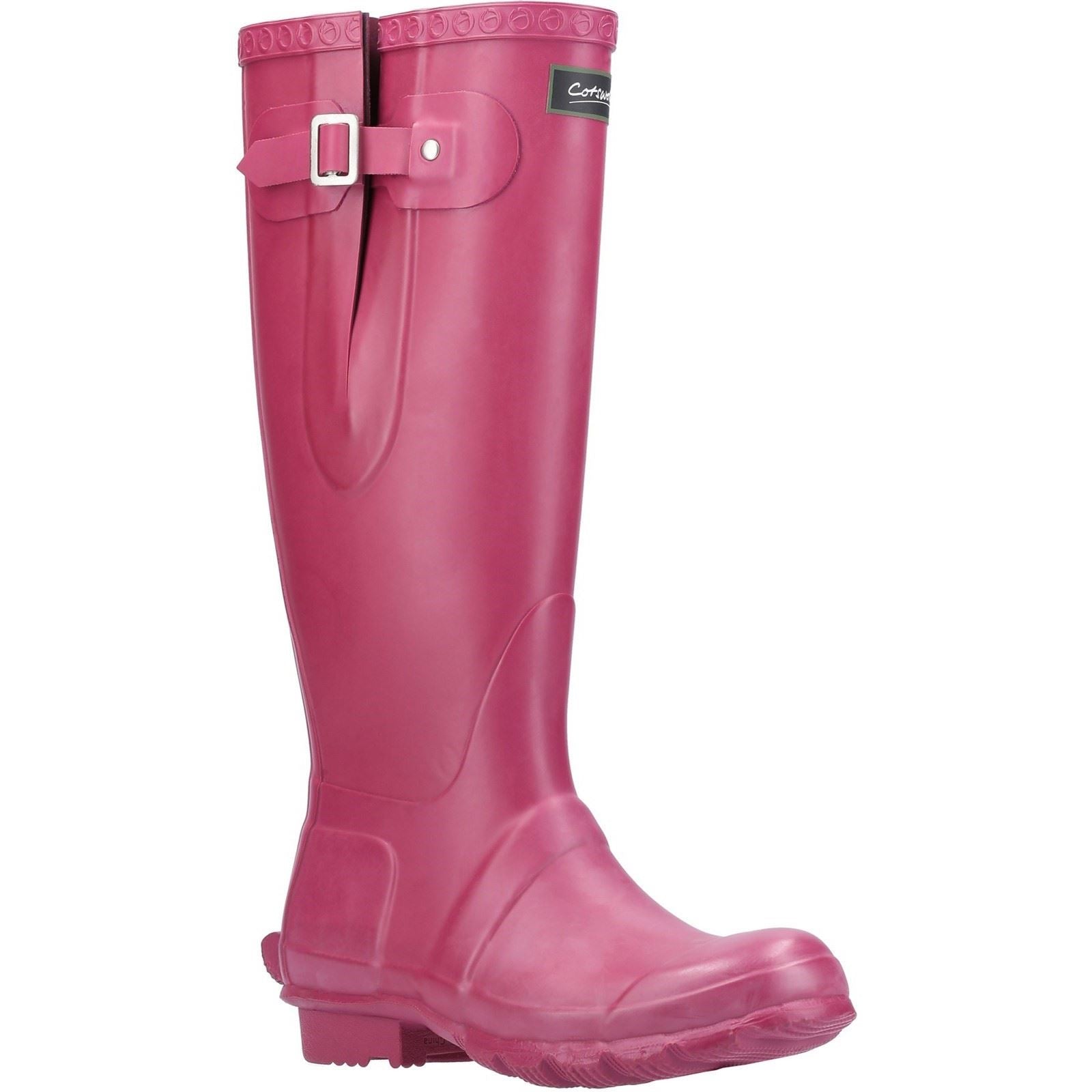 Cotswold Windsor Welly Bottes En Caoutchouc Pour Femmes "Berry"