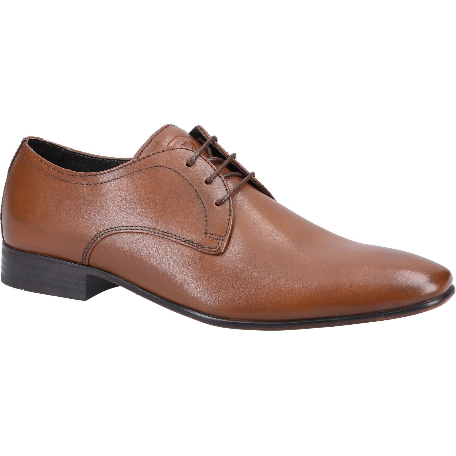Base London Seymour Chaussures Oxford Brunes En Cuir Pour Hommes