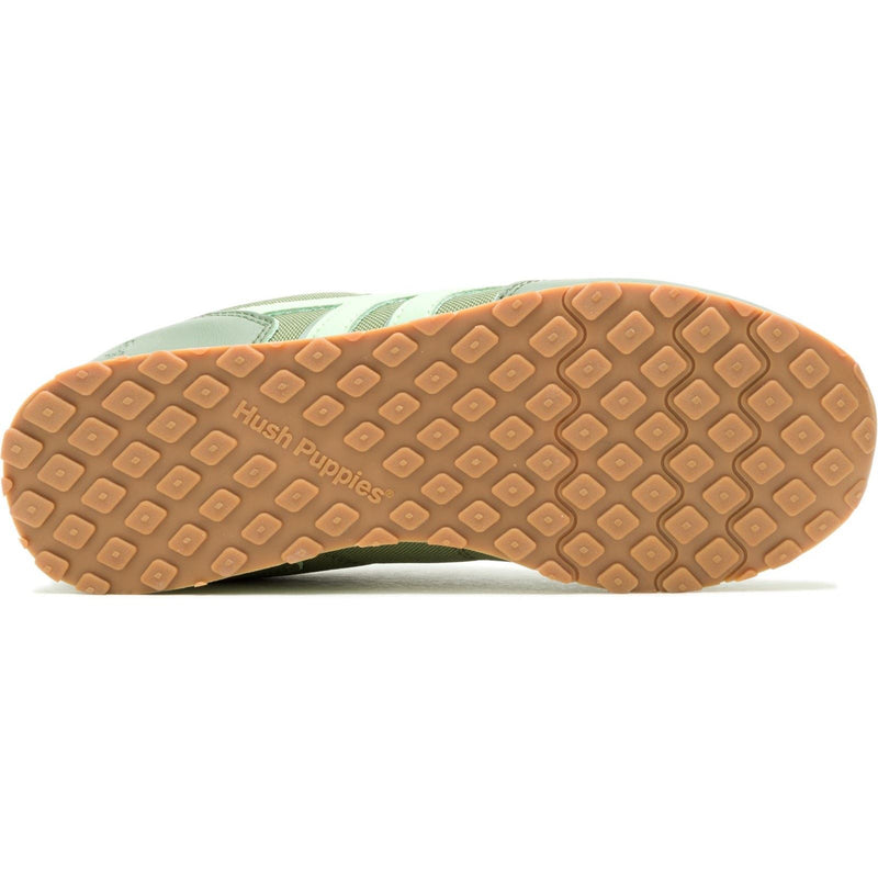 Hush Puppies Seventy8 Baskets En Cuir Pour Femme Couleur Olive