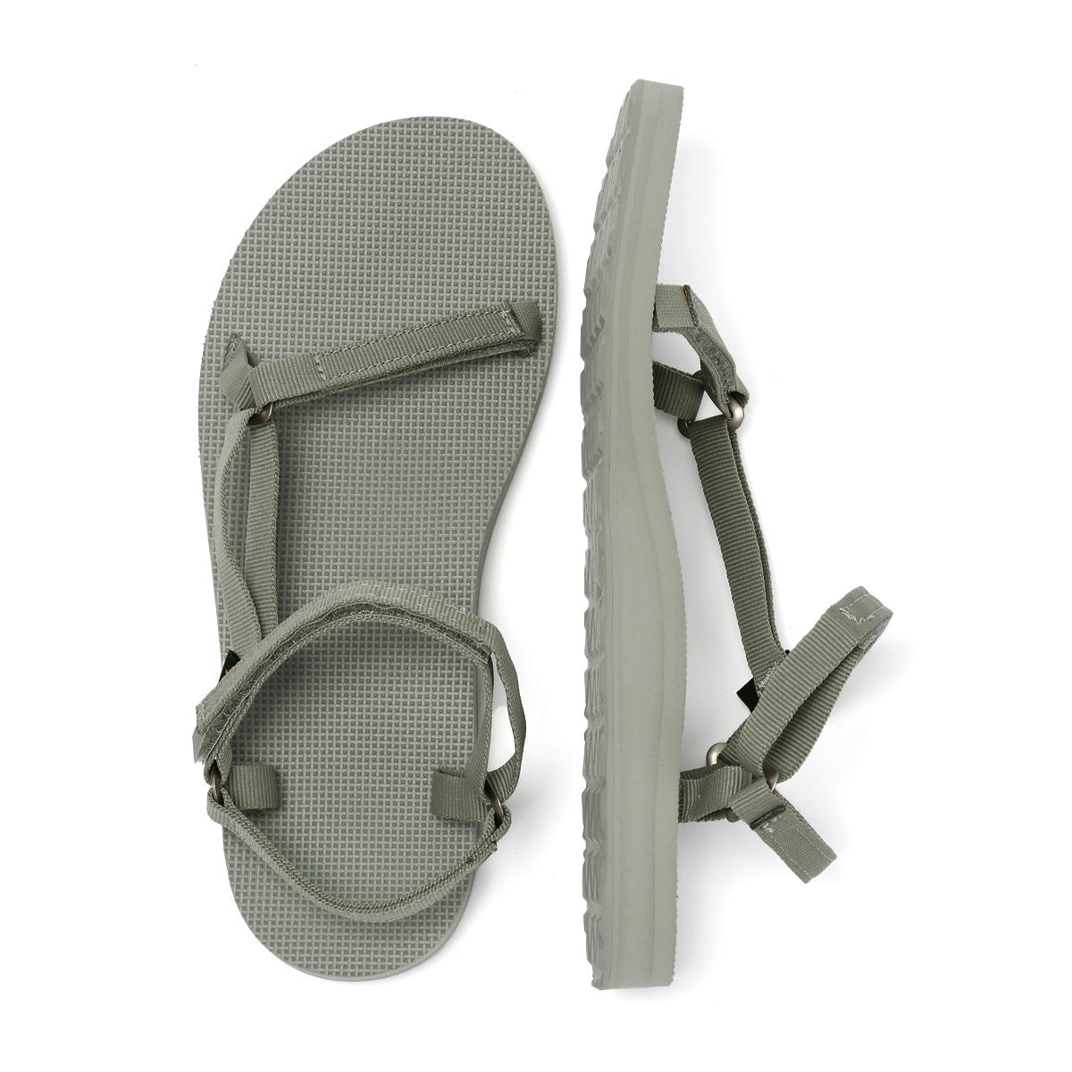 Teva Original Universal Slim Sandales Vertes Pour Femmes