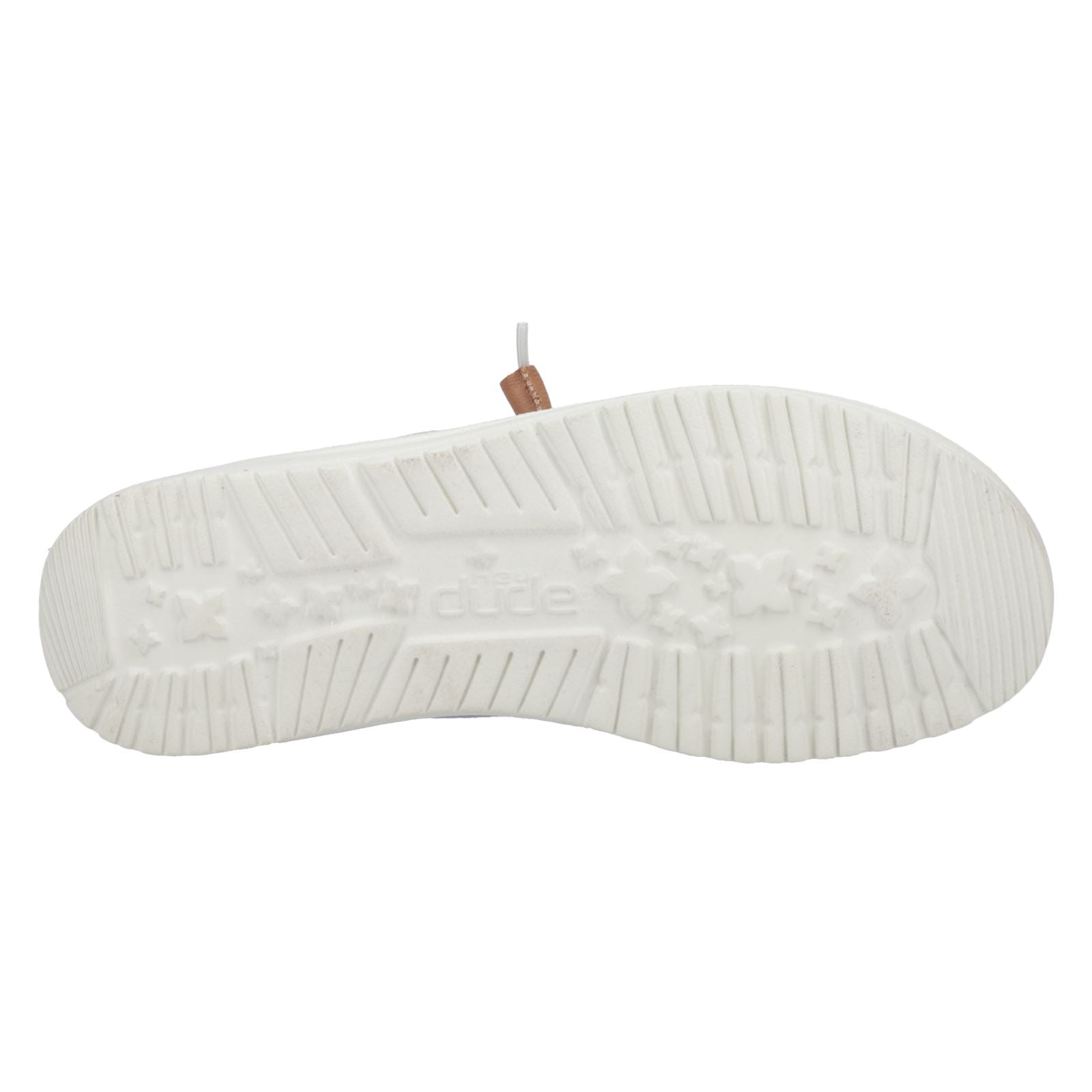 HEYDUDE Wendy Chambray Boho Mocassins Bleus Pour Femmes En Coton 100%