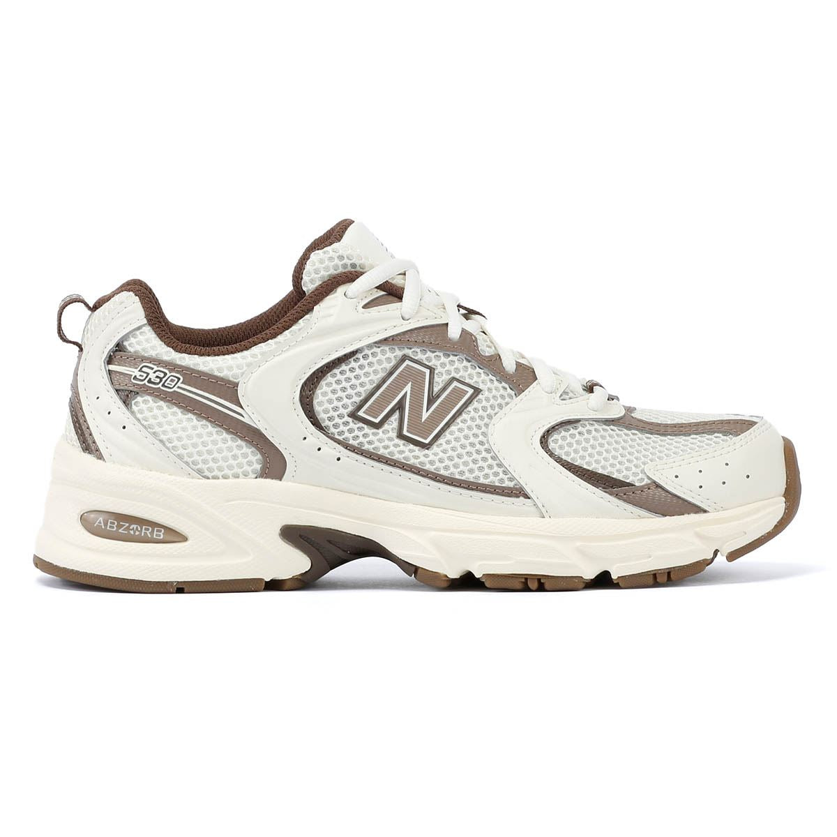 New Balance 530 Baskets Pour Femmes Blanc Cassé/Marron