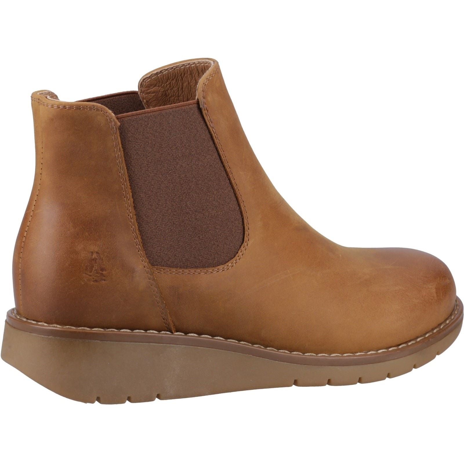 Hush Puppies Leonie Bottes En Cuir Pour Femmes Couleur Tan