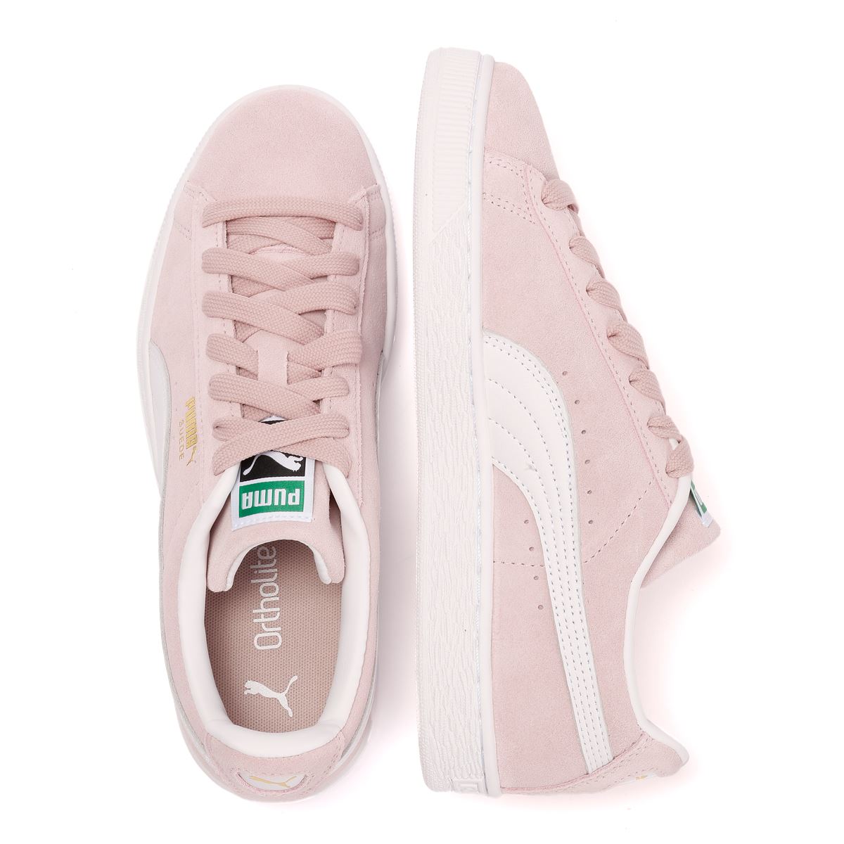 Puma Suede Classic Baskets Roses Pour Femmes Suede