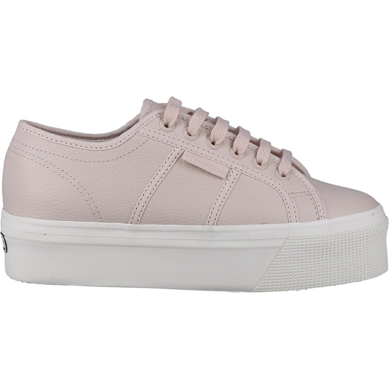 Superga 2790 Sneakers En Cuir Pour Femmes, Rose Amande